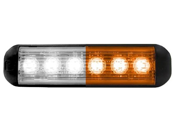 Nanoled - 6 hoge intensiteit LEDs - wit/oranje
