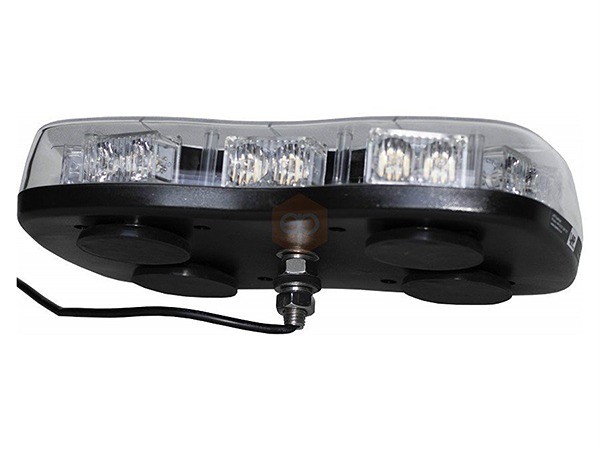 Mini lichtbalk - MPL300 - amber - 20 LEDs 3W transparante cover