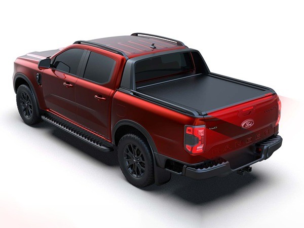 Roll Cover Plus Ford Ranger DC '23 Wildtrak/Platinum/Raptor Tessera 4X4 compatible with OEM with Spoiler