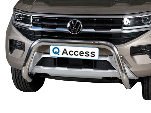 Pushbar 76 mm VW Amarok 2023 Polished Stainless Steel