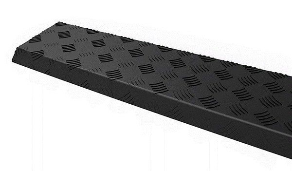 Plaque de pare-chocs Ford Transit 2023 5-Track Noir mat