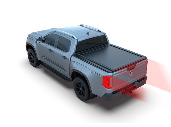 Roll Cover Plus VW Amarok DC 2023 Tessera 4X4 Black matt Panamericana pre-drilled