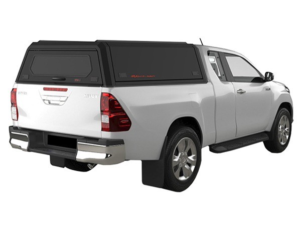 Aluminium hardtop Toyota Hilux DC 2016 Rhinoman LX matt black