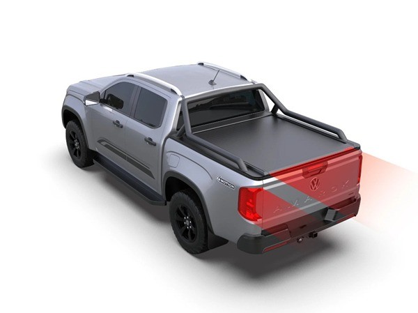 Rideau de benne Plus VW Amarok DC 2023 Tessera 4X4 Black matt Panamericana pré-percée