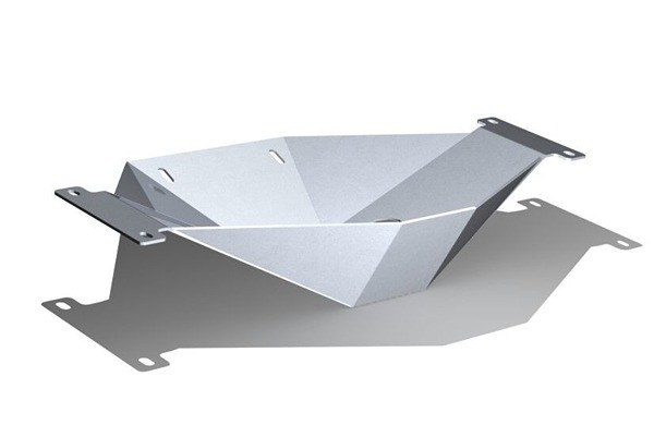 Skidplate differtentieel achteraan Toyota Hilux 2016 (aluminium)