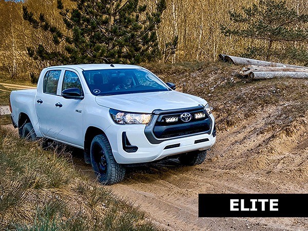 Lazer lamps Triple-R 750 Elite with mounting kit for original grill (set of 2) Toyota Hilux 2020