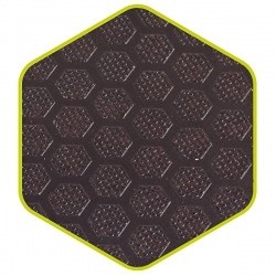 FloorFord Transit Custom DC Hexa black12mm L1 + lashing eyes