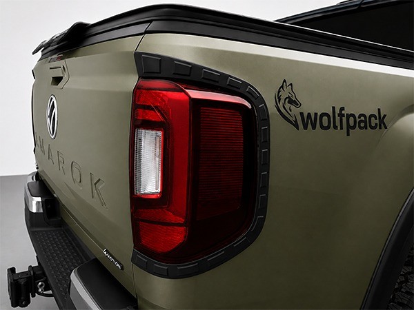 Tail Light Guards VW Amarok 2023 Matte Black