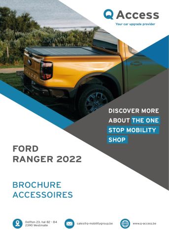 FORD RANGER Brochure accessoires 2022