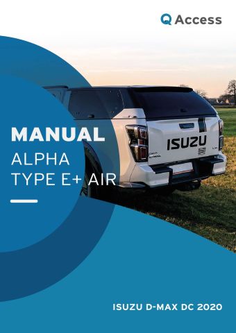 Installation Manual Alpha Type E+ Isuzu D-Max DC 2020