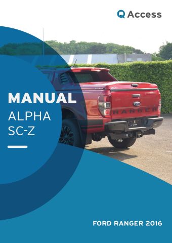 Installatie Handleiding Alpha SC-Z Ford Ranger 2016