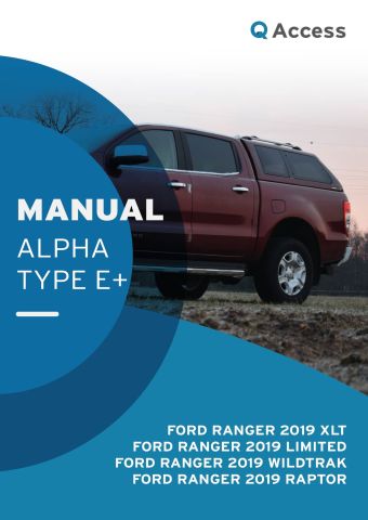 Installation Manuel Alpha Type E+ Ford Ranger 2019