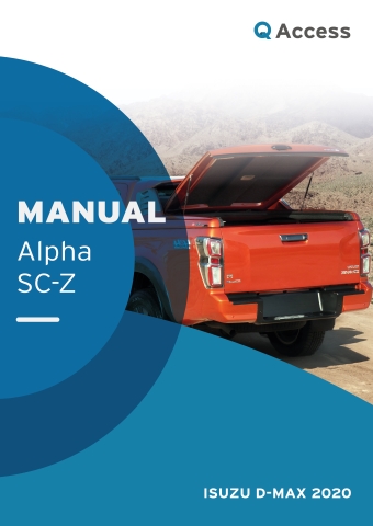 Handleiding SC-Z Isuzu D-Max 2020